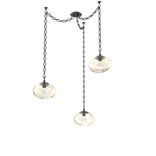 Hammerton SNB0068-03-MB-ZA-CH1-L3 - Nova LED Multi Light Pendant Matte Black