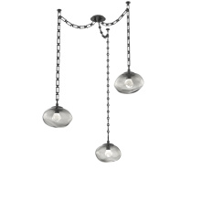 Hammerton SNB0068-03-MB-ZS-CH3-L3 - Nova LED Multi Light Pendant Matte Black