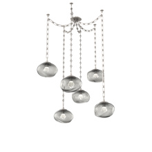 Hammerton SNB0068-06-BS-ZS-CH3-L3 - Nova LED Multi Light Pendant Beige Silver