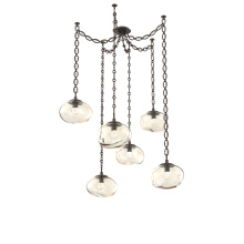 Hammerton SNB0068-06-FB-FA-CH2-L3 - Nova LED Multi Light Pendant Flat Bronze