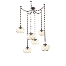 Hammerton SNB0068-06-FB-FA-CH3-L3 - Nova LED Multi Light Pendant Flat Bronze