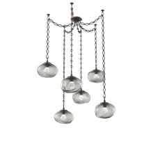 Hammerton SNB0068-06-FB-ZS-CH1-L1 - Nova LED Multi Light Pendant Flat Bronze
