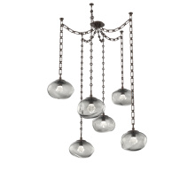 Hammerton SNB0068-06-FB-ZS-CH3-L1 - Nova LED Multi Light Pendant Flat Bronze