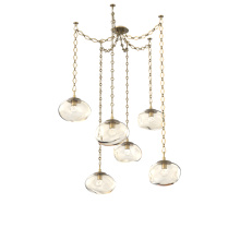 Hammerton SNB0068-06-GB-FA-CH1-L3 - Nova LED Multi Light Pendant Gilded Brass