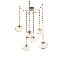 Hammerton SNB0068-06-GB-GA-CH3-L3 - Nova LED Multi Light Pendant Gilded Brass