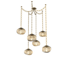 Hammerton SNB0068-06-GB-GB-CH2-L1 - Nova LED Multi Light Pendant Gilded Brass