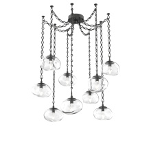 Hammerton SNB0068-09-MB-GC-CH1-L1 - Nova LED Multi Light Pendant Matte Black
