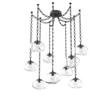 Hammerton SNB0068-09-MB-ZC-CH1-L1 - Nova LED Multi Light Pendant Matte Black
