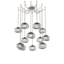 Hammerton SNB0068-12-BS-ZS-CH1-L1 - Nova LED Multi Light Pendant Beige Silver