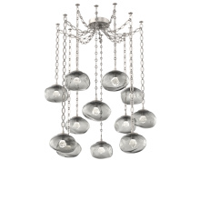 Hammerton SNB0068-12-BS-ZS-CH2-L3 - Nova LED Multi Light Pendant Beige Silver