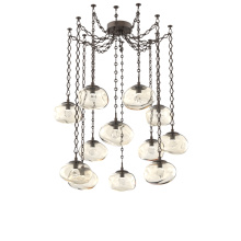 Hammerton SNB0068-12-FB-ZA-CH1-L3 - Nova LED Multi Light Pendant Flat Bronze