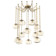 Hammerton SNB0068-12-GB-GA-CH2-L1 - Nova LED Multi Light Pendant Gilded Brass