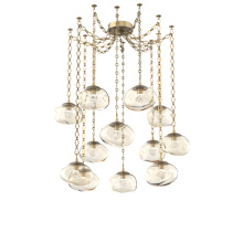 Hammerton SNB0068-12-GB-ZA-CH1-L3 - Nova LED Multi Light Pendant Gilded Brass
