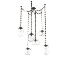 Hammerton SNB0069-06-FB-ZC-CH1-L3 - Cosmos Round 6pc Swag Multi-Pendant Chain (LED)