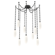 Hammerton SNB0071-09-MB-WL-CH3-L3 - Fiori Multi Light Pendant Matte Black