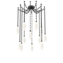 Hammerton SNB0071-12-MB-WL-CH2-L3 - Fiori Multi Light Pendant Matte Black