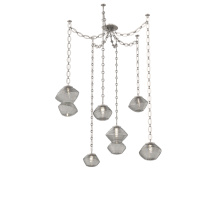 Hammerton SNB0089-06-BS-S-CH2-L1 - Mesa Round Chain 6pc Swag Multi-Pendant