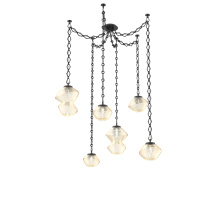 Hammerton SNB0089-06-MB-A-CH1-L3 - Mesa Multi Light Pendant Matte Black