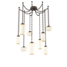 Hammerton SNB0091-09-FB-A-CH2-L3 - Vessel Multi Light Pendant Flat Bronze