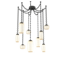 Hammerton SNB0091-09-MB-A-CH2-L1 - Vessel Multi Light Pendant Matte Black