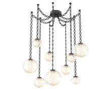 Hammerton SNB0092-09-MB-A-CH2-L1 - Gaia Round Chain 9pc Swag Multi-Pendant