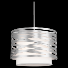 Hammerton CHB0013-18-BS-SH-001-E2 - Tempest Drum with Linen Shade - 18-Inch