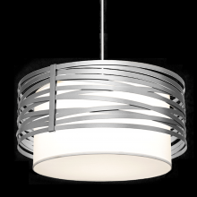 Hammerton CHB0013-24-BS-SH-001-E2 - Tempest Drum with Linen Shade - 24-Inch