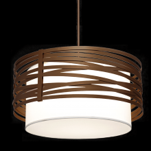 Hammerton CHB0013-36-MB-SH-001-E2 - Tempest Drum with Linen Shade - 36-Inch