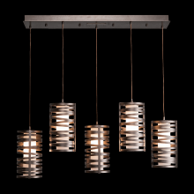 Hammerton PLB0013-05-BS-F-C01-E2 - Tempest Linear 5pc Multi-Pendant