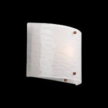 Hammerton CSB0044-0A-GP-FG-E2 - Textured Glass Round Cover Sconce