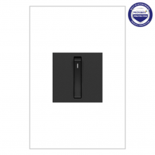 Legrand ASWR1532G4 - adorne Whisper Switch, Graphite, with Microban