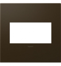 Legrand AWP2GBR4 - adorne Bronze Two-Gang Screwless Wall Plate
