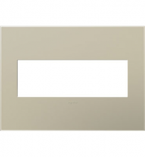 Legrand AWP3GTM4 - adorne Titanium Three-Gang Screwless Wall Plate