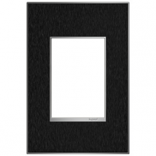 Legrand AWM1G3BLS4 - adorne Black Stainless One-Gang-Plus Screwless Wall Plate