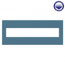 Legrand AWP6GMY - adorne Mystic Six-Gang Screwless Wall Plate with Microban