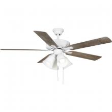 Progress P250081-030-WB - P250081-030-WB CEILING FAN W/LIGHT KIT