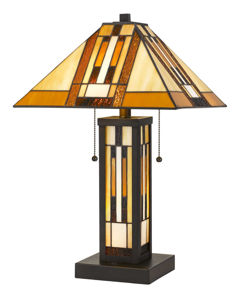 Tiffany Table Lamp W/7W Night Light