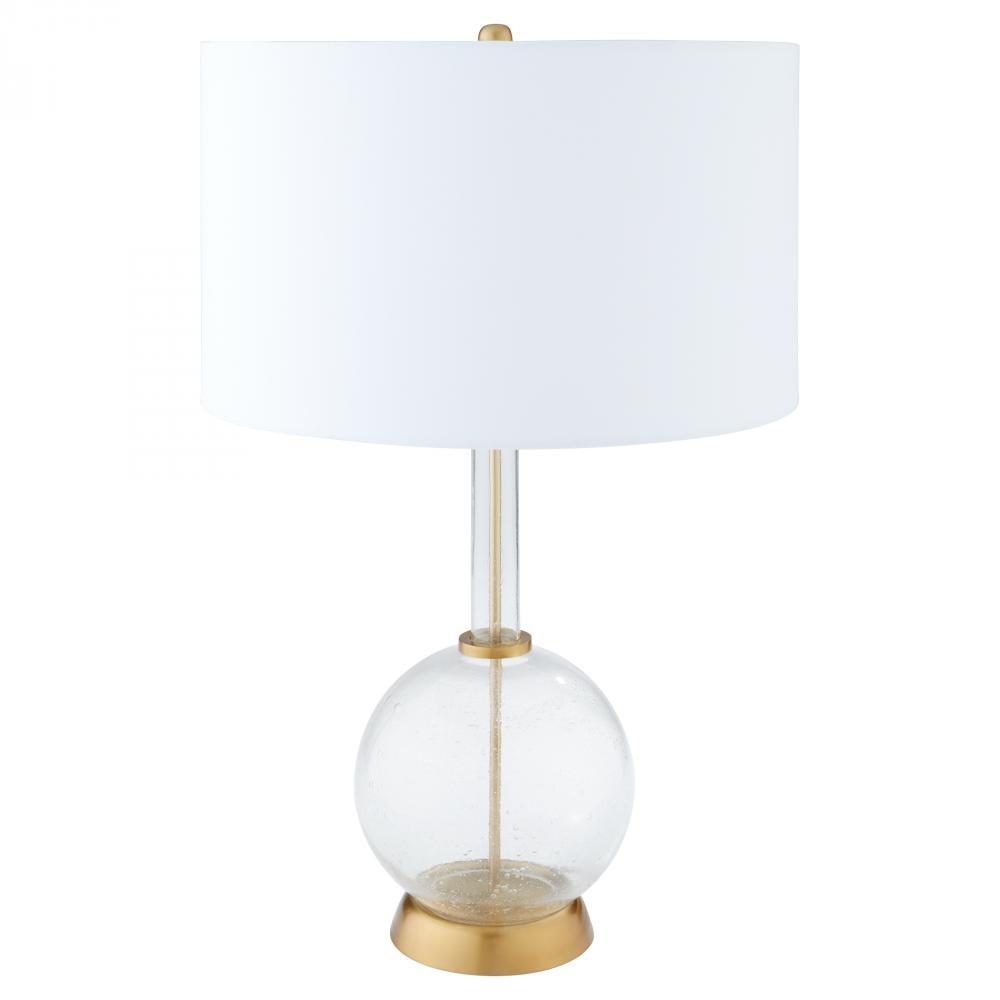Bulles Table Lamp | Clear | Brass | White