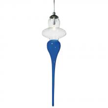 PLC Lighting 93964 BLUE - 1 Light Mini Pendant Glade Collection