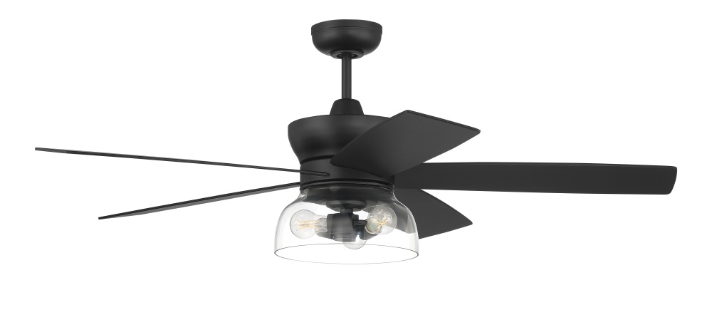 52" Ceiling Fan w/DC Motor, Blades, LED Light Kit. Non WiFi