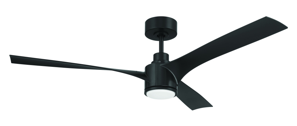 52" Ceiling Fan w/DC Motor, w/Blades & LED Light Kit