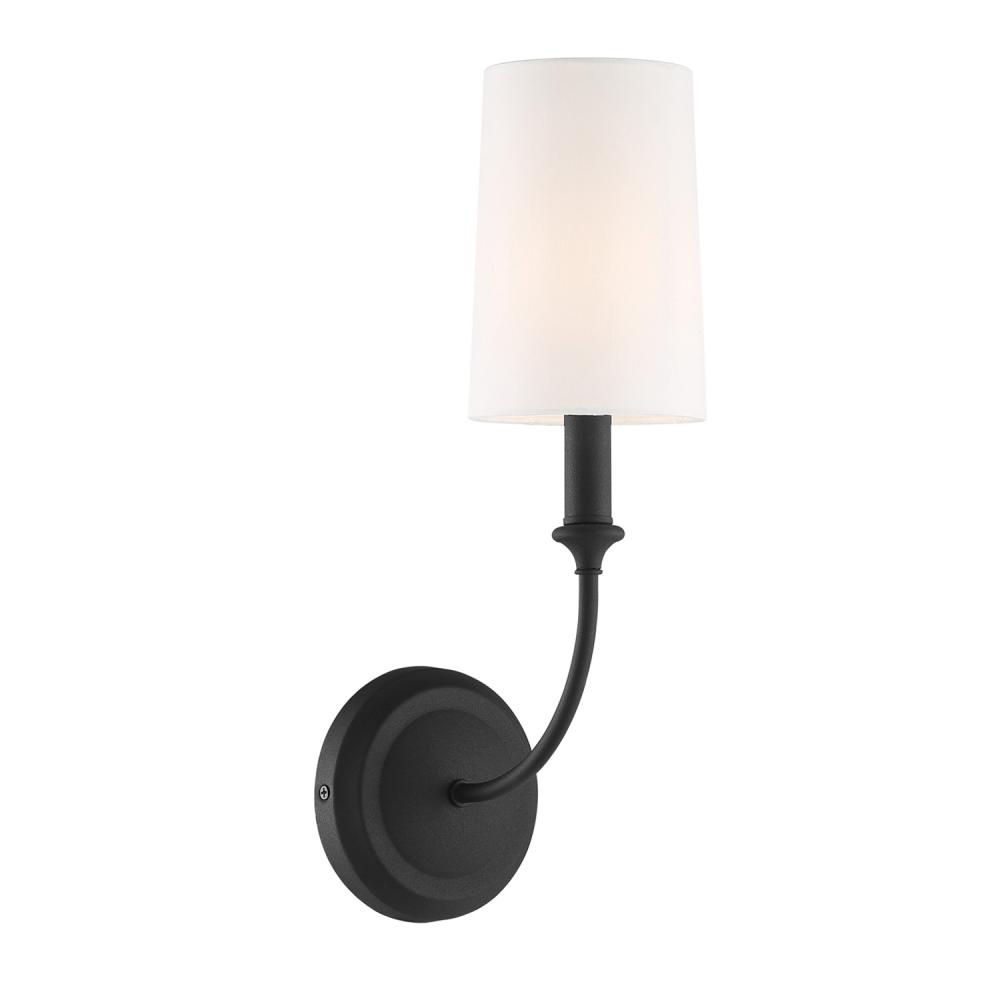 Libby Langdon Sylvan 4.75'' Black Forged Sconce