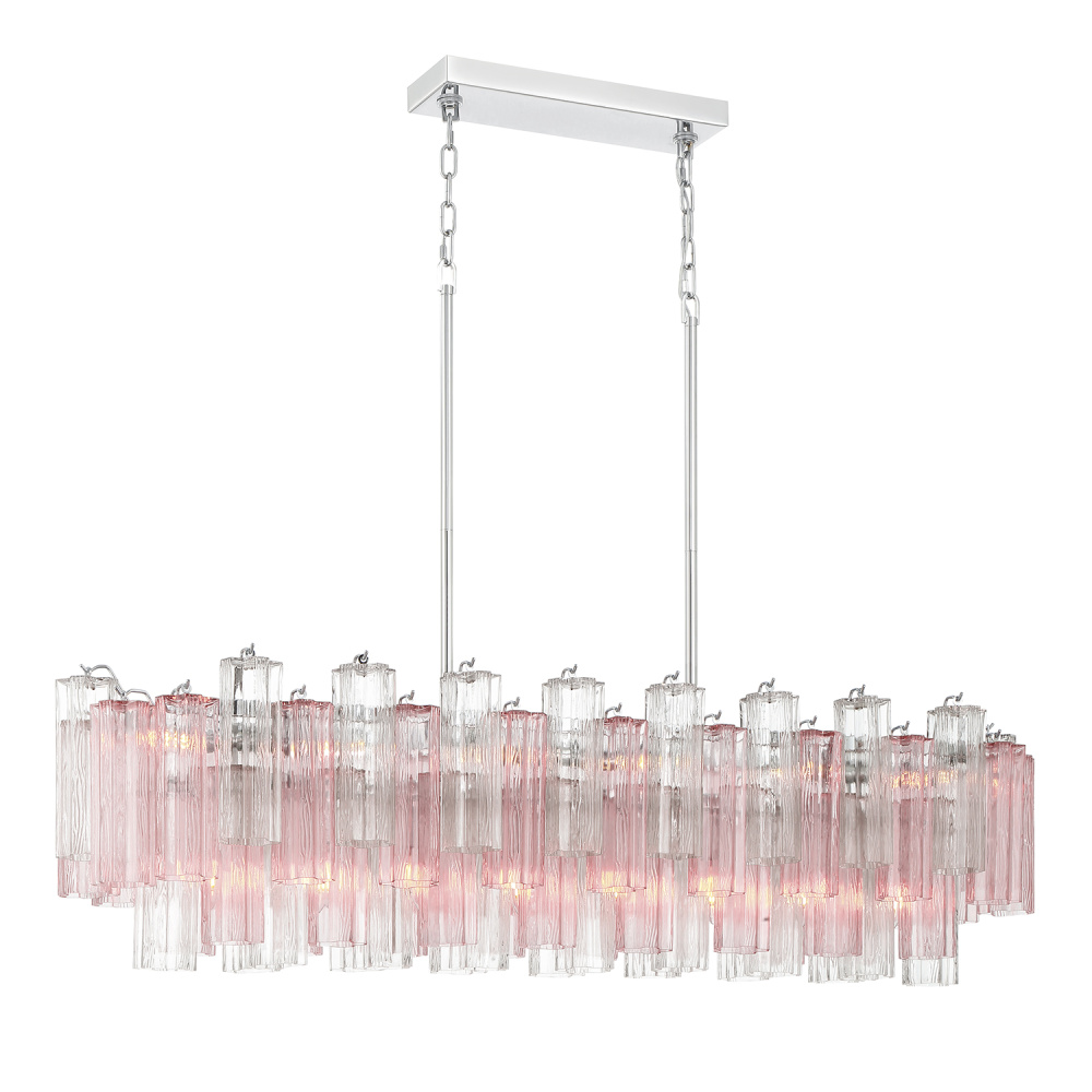 Addis 51.75'' Polished Chrome Linear Chandelier