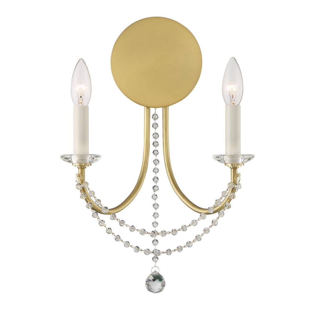 Delilah 12.25'' Aged Brass Sconce