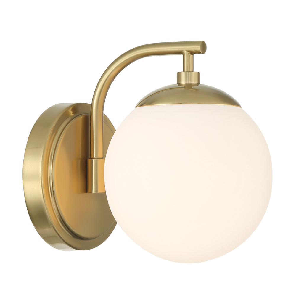 Maverick 1 Light Vibrant Gold Bathroom Vanity