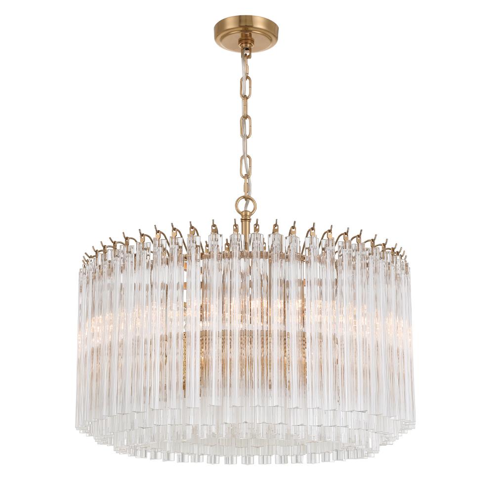 Lofton 24'' Aged Brass Chandelier