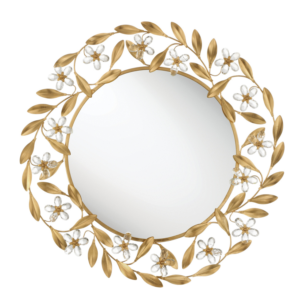 Marselle 30'' Antique Gold Mirror