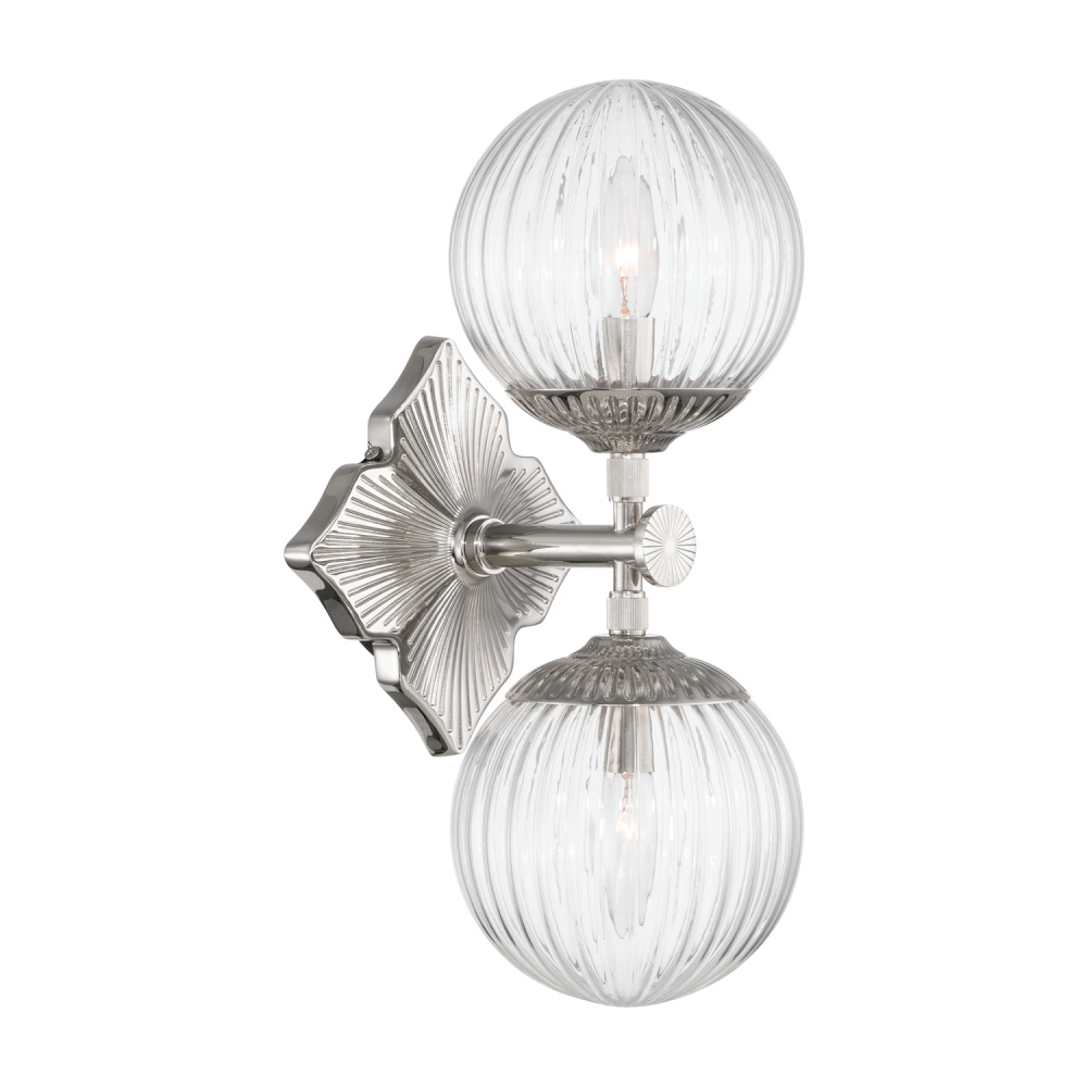 Orly 7.5'' Polished Nickel Sconce