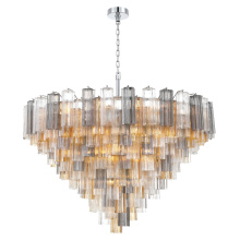 Crystorama ADD-327-CH-AU - Addis 49'' Polished Chrome Chandelier