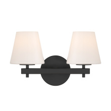 Crystorama COL-202-BK - Colton 16'' Black Sconce